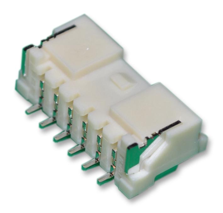 SM06B-PASS-TB(LF)(SN) CONNECTOR, HEADER, 6POS, 1ROW, 2MM JST (JAPAN SOLDERLESS TERMINALS)