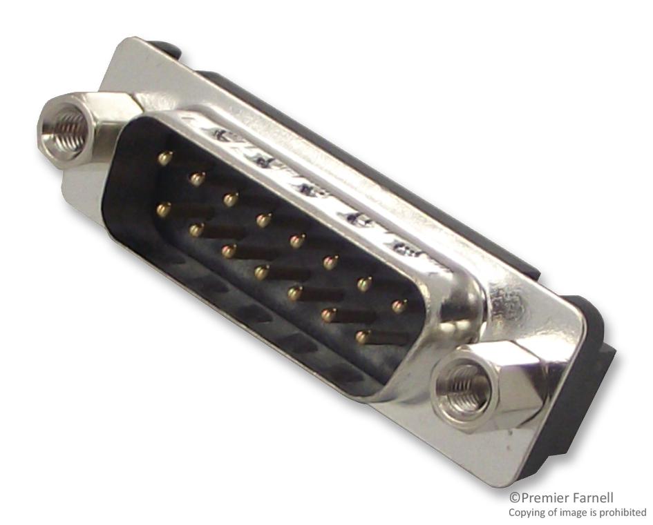 L717TSAG15POL2RM8 CONNECTOR, D SUB, PLUG, 15POS AMPHENOL ICC