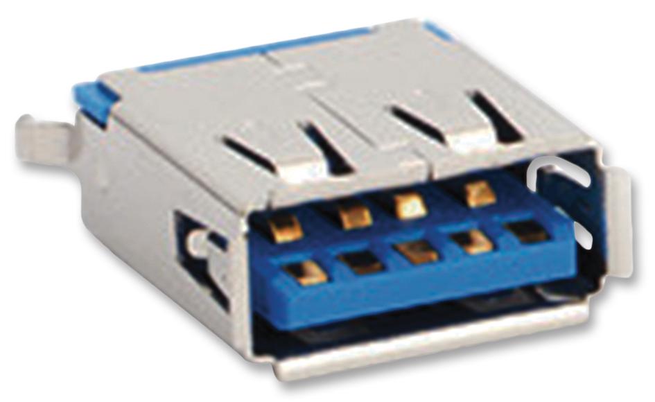 48408-0003 USB CONN, 3.0, USB TYPE A, RCPT, THT MOLEX