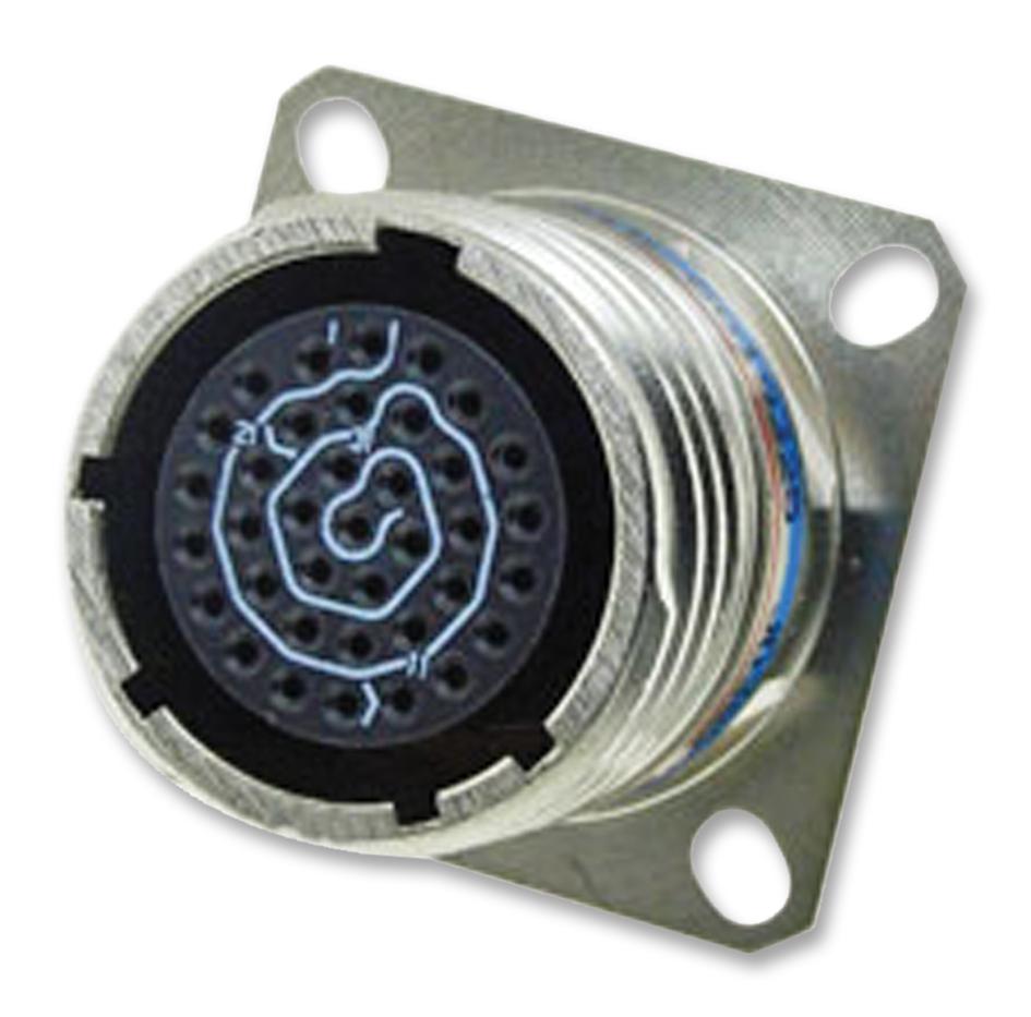D38999/20JD19BA CIRCULAR CONNECTOR, RCPT, 15-19, PANEL AMPHENOL AEROSPACE