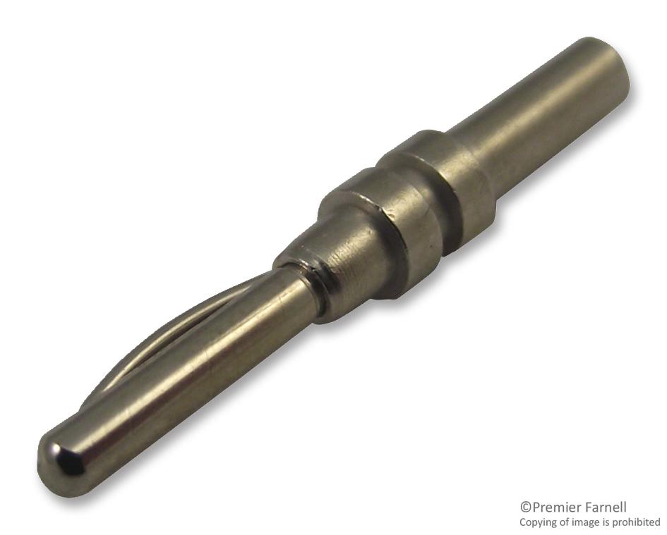 R921019000 BANANA PLUG, UNINSUL, 10A, CRIMP/SOLDER RADIALL