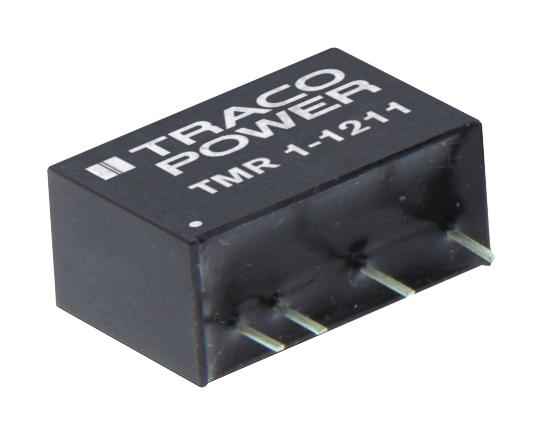 TMR 1-2411 DC-DC CONV, ISO POL, 1 O/P, 0.2A, 5V TRACO POWER