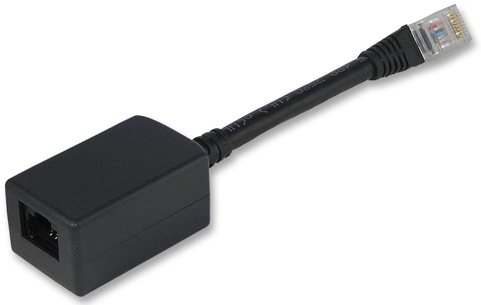 STT PORTSAVER, CAT6, 100MM, BLACK TUK