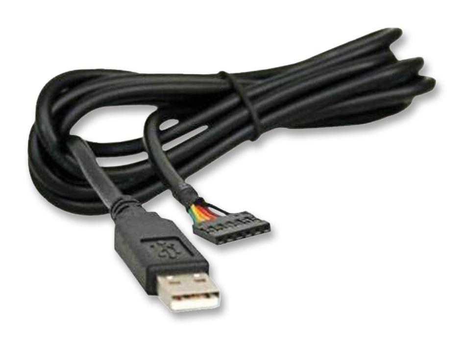 TTL-232R-5V USB TO SERIAL CONVERTER CABLE, 5V, 6WAY FTDI