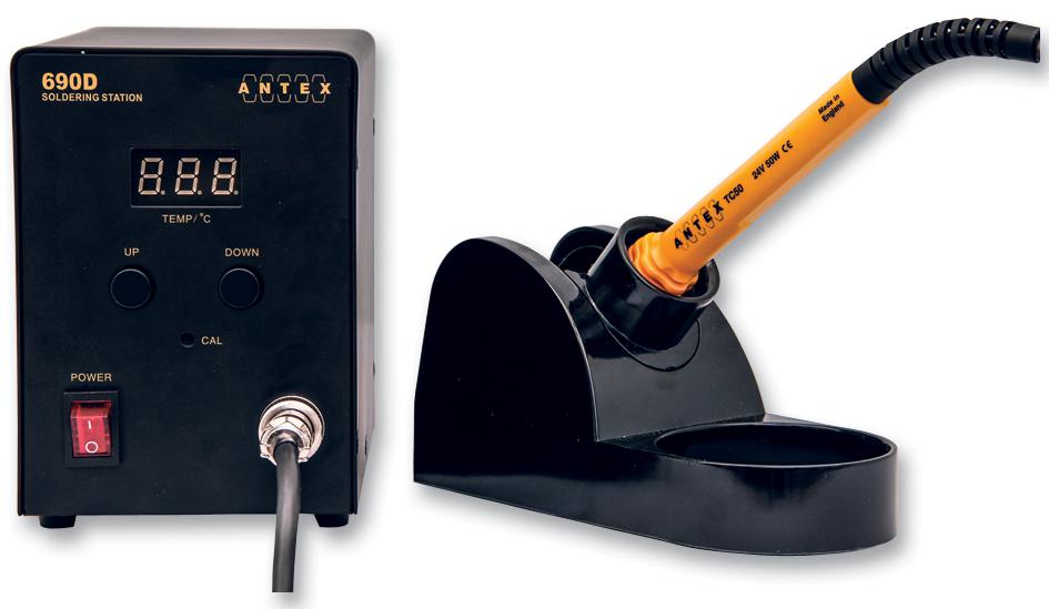 690D UK SOLDERING STATION, 60W, 230VAC, UK PLUG ANTEX