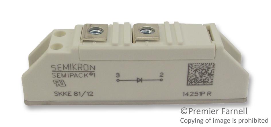 SKKE 81/12 DIODE, MODULE, 82A, 1.2KV SEMIKRON