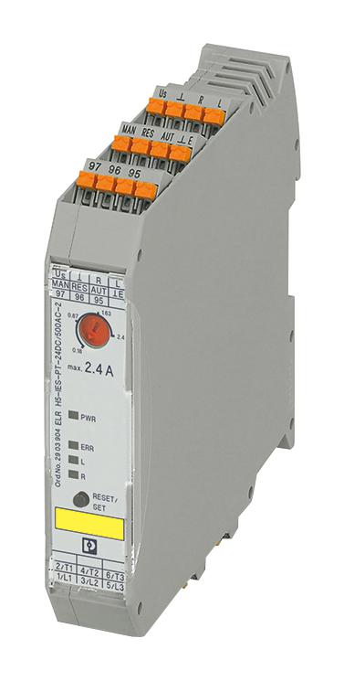 ELR H5-IES-PT-24DC/500AC-2 MOTORSTARTER, 3PHASE, 550VAC, 2.4A PHOENIX CONTACT