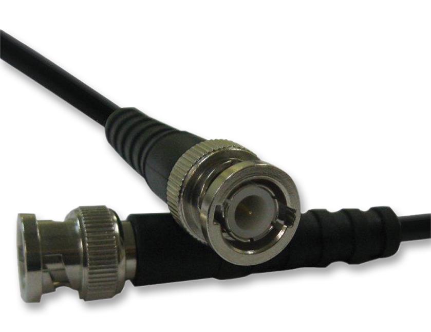 115101-19-M3.00 COAXIAL CABLE, RG58/U, BNC PLUG, 3M AMPHENOL CONNEX