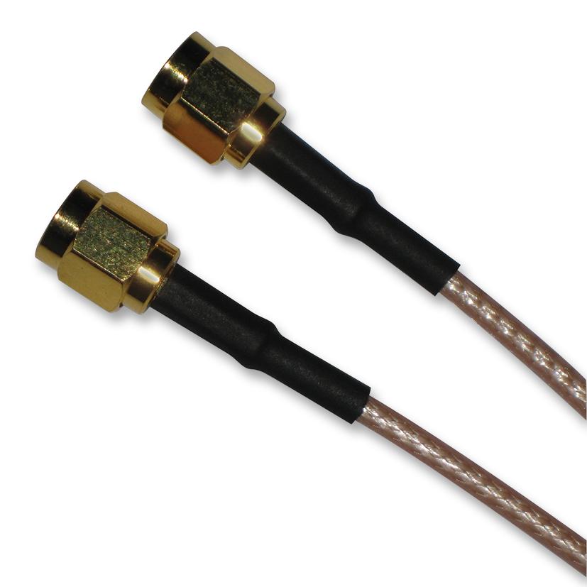 135101-01-M0.25 COAXIAL CABLE, RG316/U, SMA PLUG, 0.25M AMPHENOL CONNEX