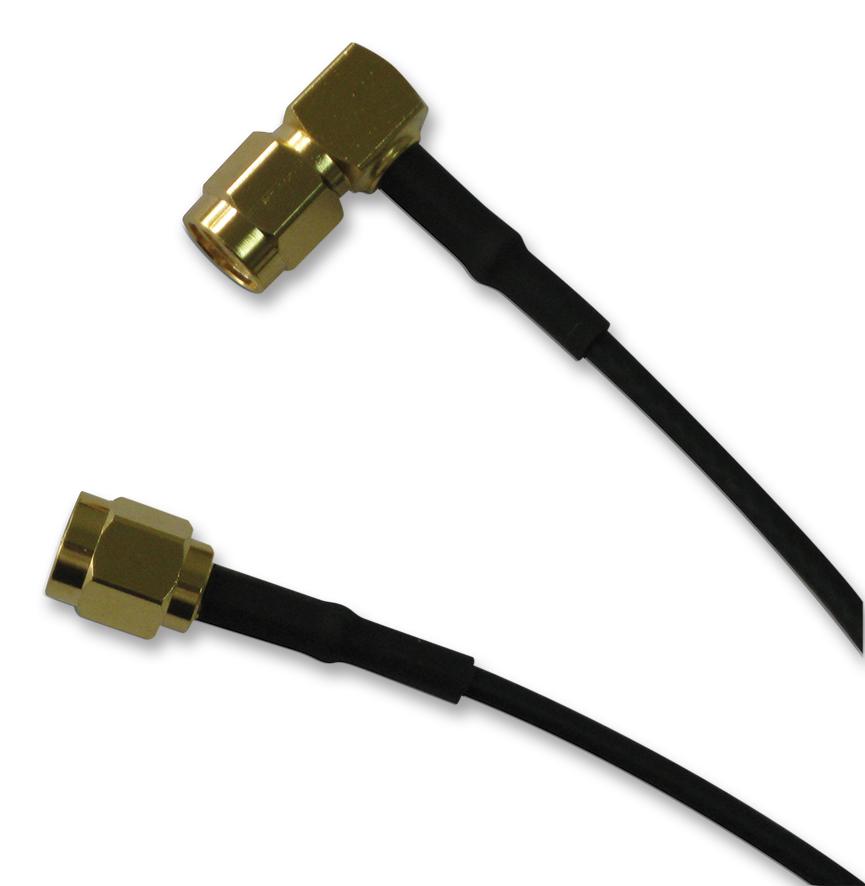 135103-02-M0.75 COAXIAL CABLE, RG174/U, SMA PLUG, 0.75M AMPHENOL CONNEX