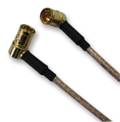 145104-01-M1.00 COAXIAL CABLE, RG316/U, SMB PLUG, 1M AMPHENOL CONNEX