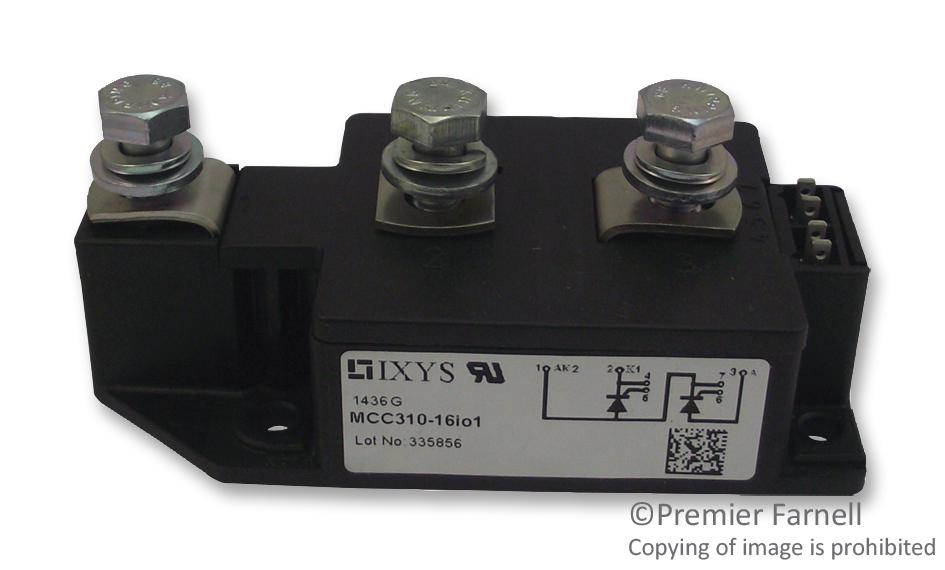 MCC310-16IO1 THYRISTOR MODULE, 320A, 1.6KV IXYS SEMICONDUCTOR