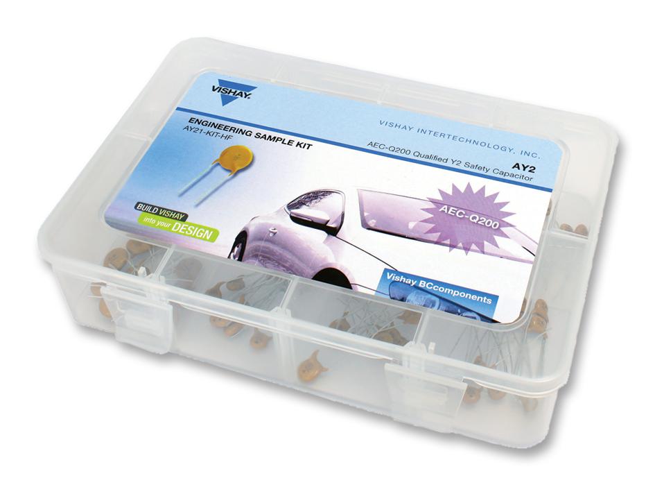 AY21-KIT-HF CAPACITOR ASSORTMENT, 0.01-10UF VISHAY