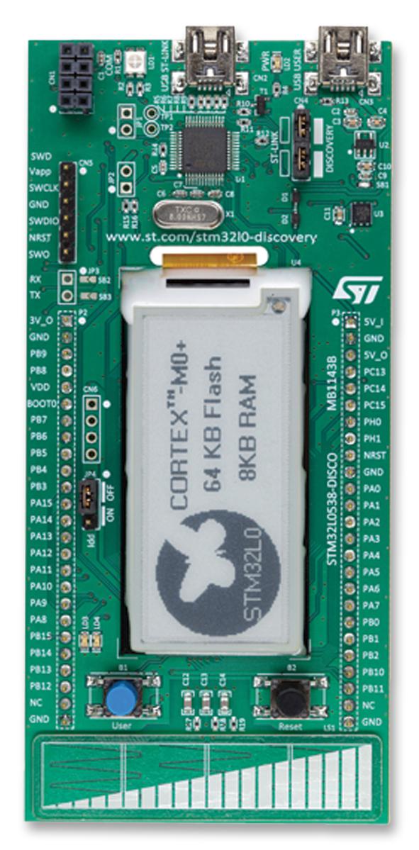 STM32L0538-DISCO DEV BOARD, 32BIT MCU STMICROELECTRONICS