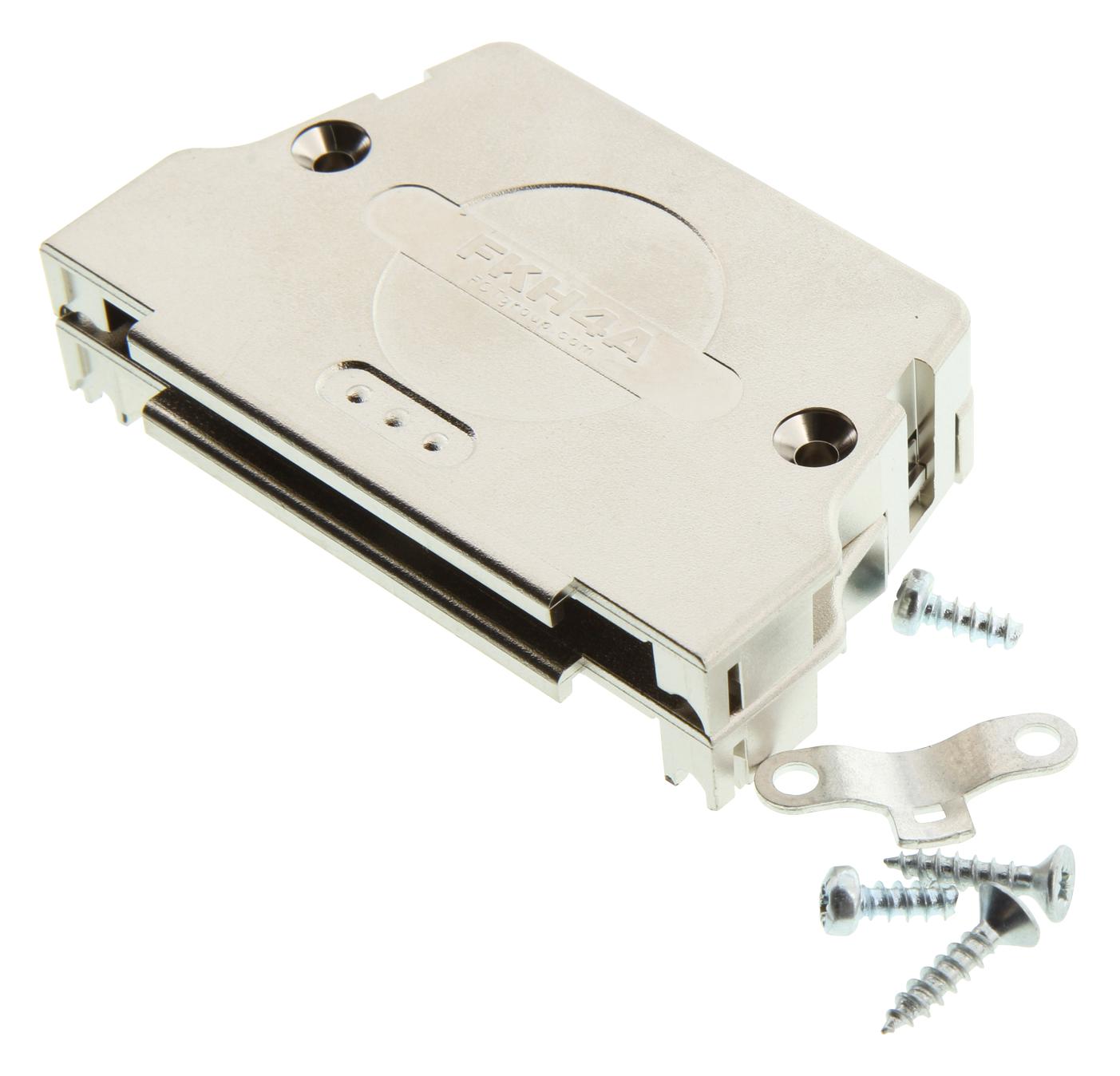 172704-0121 D-SUB BACKSHELL, DC, 180°, PET MOLEX / FCT