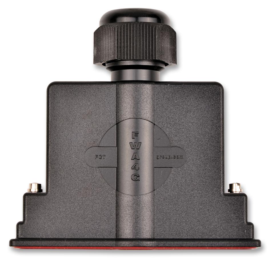 172704-0198 D-SUB BACKSHELL, DC, 180°, PET MOLEX / FCT