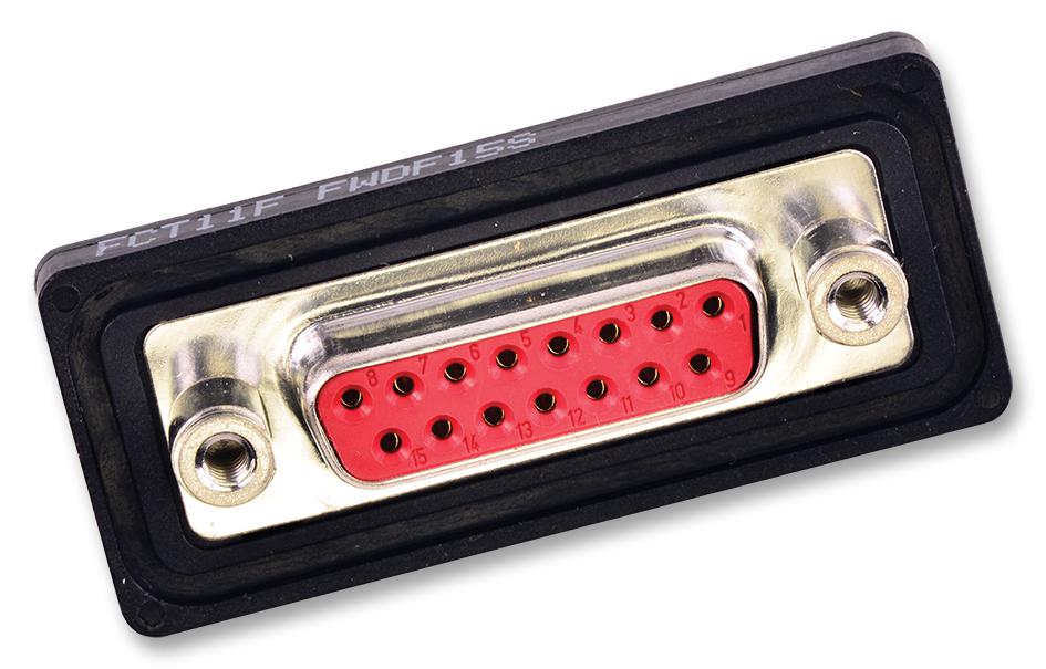 172704-0046 D SUB CONN, RCPT, 15POS, SOLDER MOLEX / FCT