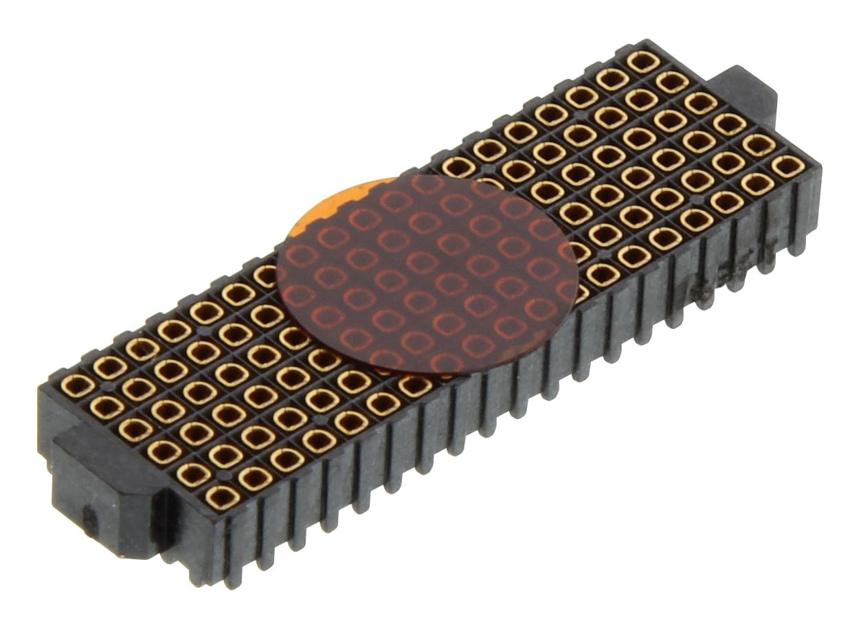 ASP-103612-01 CONN, VITA 42 XMC, RCPT, 114POS, 6ROW SAMTEC