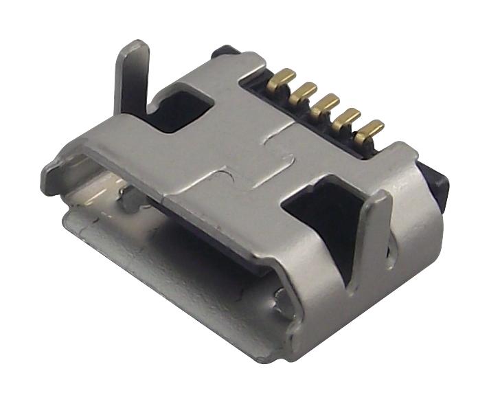 USB3075-30-A MICRO USB, 2.0 TYPE B, RECEPTACLE, SMT GCT (GLOBAL CONNECTOR TECHNOLOGY)