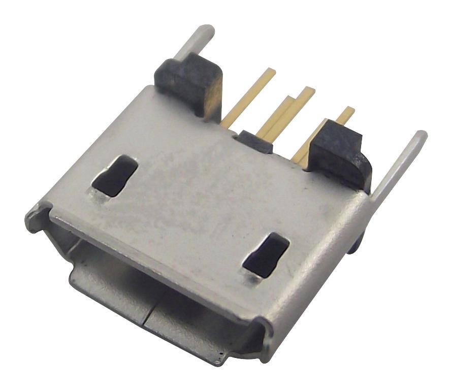 USB3145-30-1-A MICRO USB, 2.0 TYPE B, RECEPTACLE, TH GCT (GLOBAL CONNECTOR TECHNOLOGY)