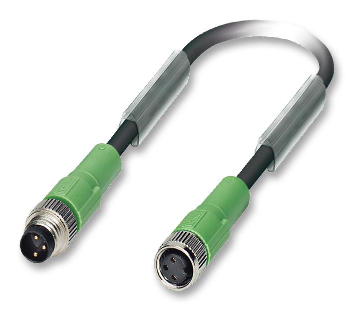 SAC-3P-M 8MS/ 1,5-PUR/M 8FS SENSOR CABLE, 3POS, M8 PLUG-SOCKET, 1.5M PHOENIX CONTACT