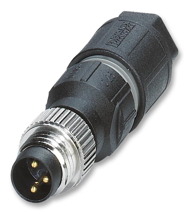 SACC-M 8MS-3QO-0,25-M SENSOR/ACTUATOR PLUG, M8, 3POS PHOENIX CONTACT