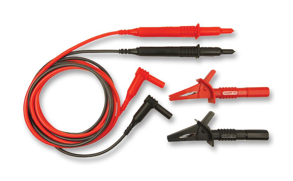 CIH29890 TEST LEAD SET, 1KV CLIFF ELECTRONIC COMPONENTS
