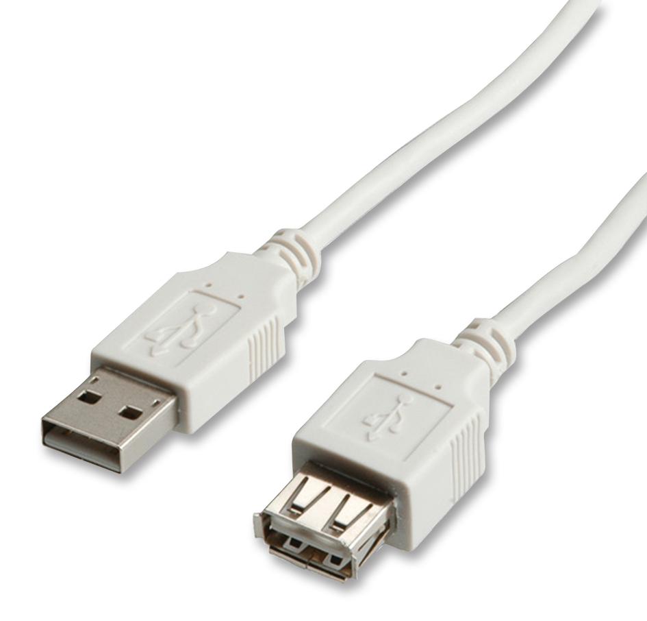 11.99.8961 COMPUTER CABLE, USB2.0, 3M, WHITE MULTICOMP