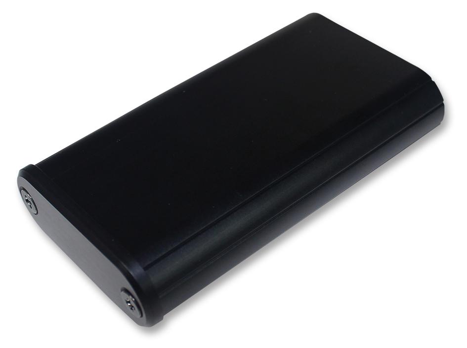 MXA2-4-7BBP PCB BOX ENCLOSURE, ALUMINIUM, BLACK TAKACHI