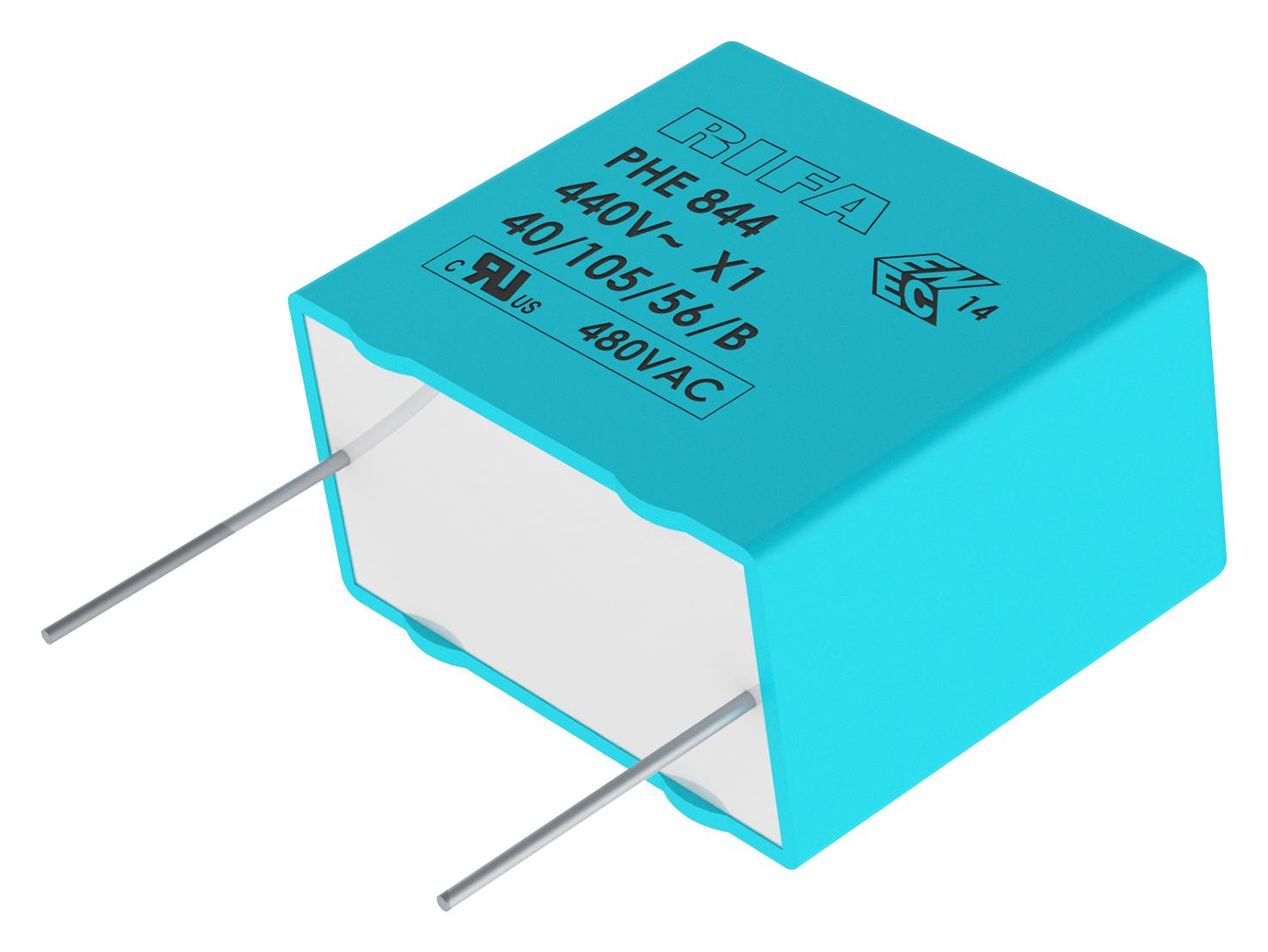PHE844RF6680MR30L2 CAP, 0.68µF, 20%, PP, RADIAL KEMET