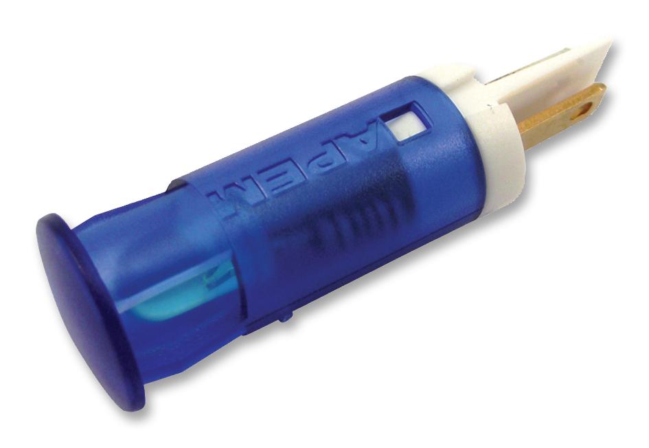 QS101XXB12 INDICATOR, LED PANEL MNT, 10MM, BLUE APEM