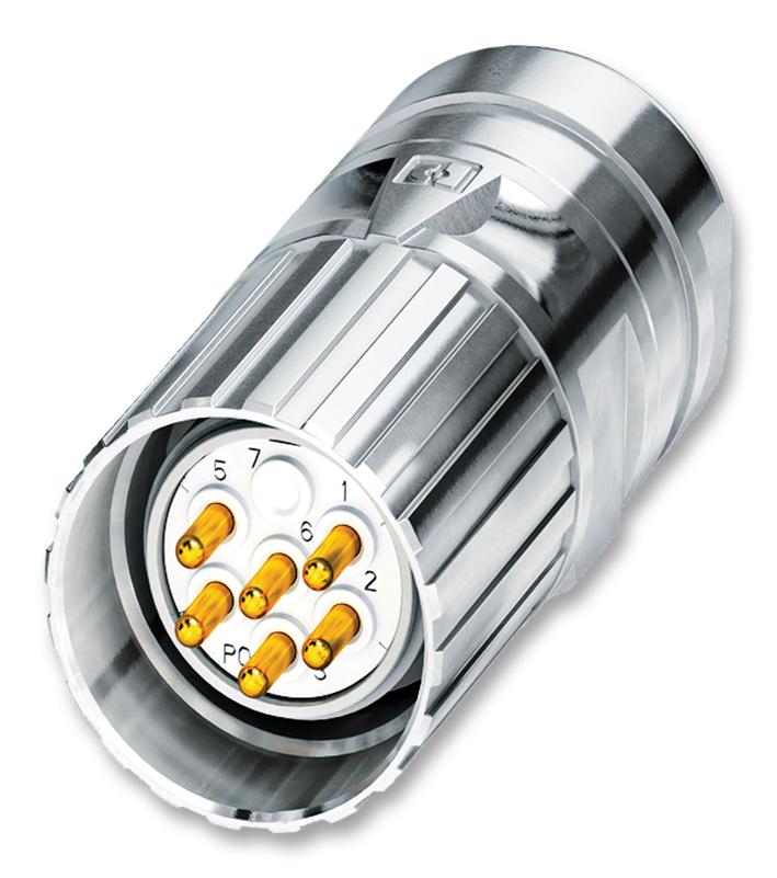 1619775 CIRCULAR CONNECTOR, PLUG, 6POS, CABLE PHOENIX CONTACT