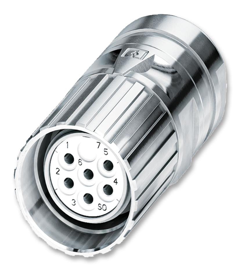 1619776 CIRCULAR CONNECTOR, PLUG, 6POS, CABLE PHOENIX CONTACT