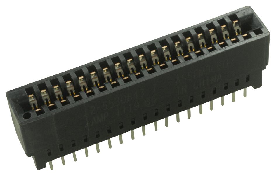 2-5530843-7 CARD EDGE CONN, DUAL SIDE, 36POS, TH AMP - TE CONNECTIVITY