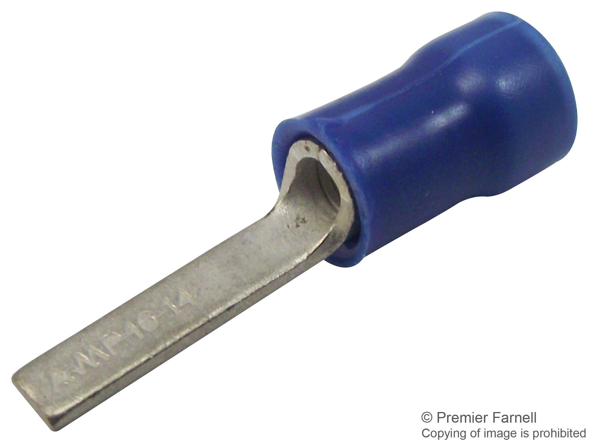 131330 TERMINAL, WIRE PIN, 16-14AWG, CRIMP, BLU AMP - TE CONNECTIVITY