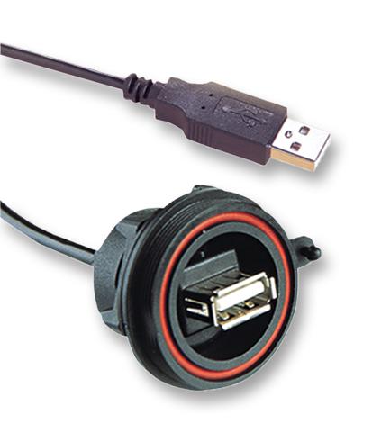 PX0844/A/0M50/A COMPUTER CABLE, USB 2.0, 0.5M, BLACK BULGIN LIMITED