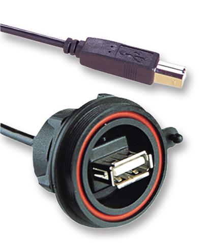 PX0844/A/0M50/B COMPUTER CABLE, USB 2.0, 0.5M, BLACK BULGIN LIMITED