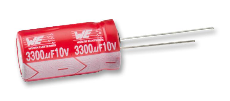 860040874001 CAP, 27µF, 100V, 20% WURTH ELEKTRONIK
