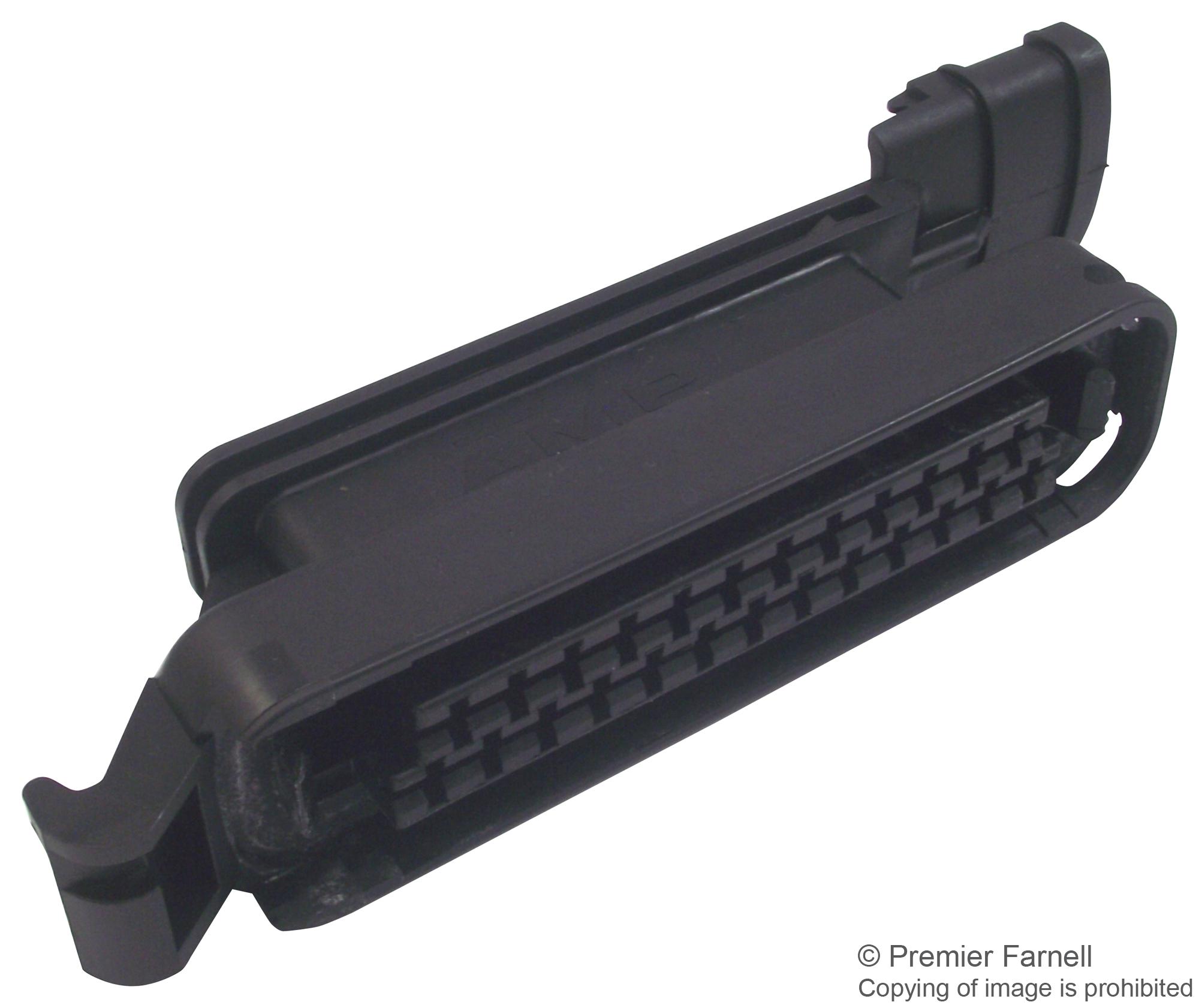 281810-2 RECTANGULAR POWER HOUSING, SOCKET, CABLE AMP - TE CONNECTIVITY