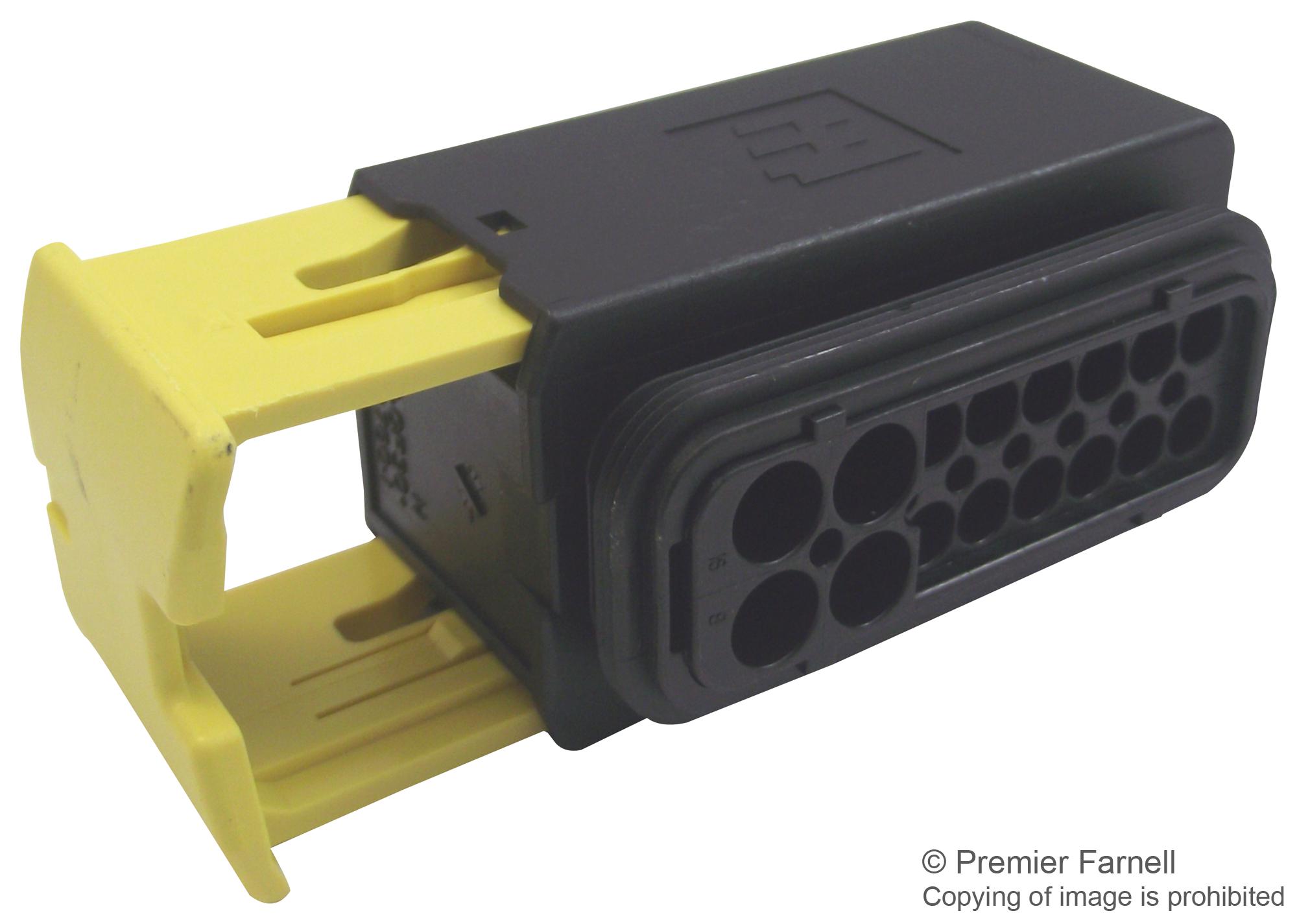 1-1564337-1 RECTANGULAR POWER HOUSING, SOCKET, CABLE TE CONNECTIVITY