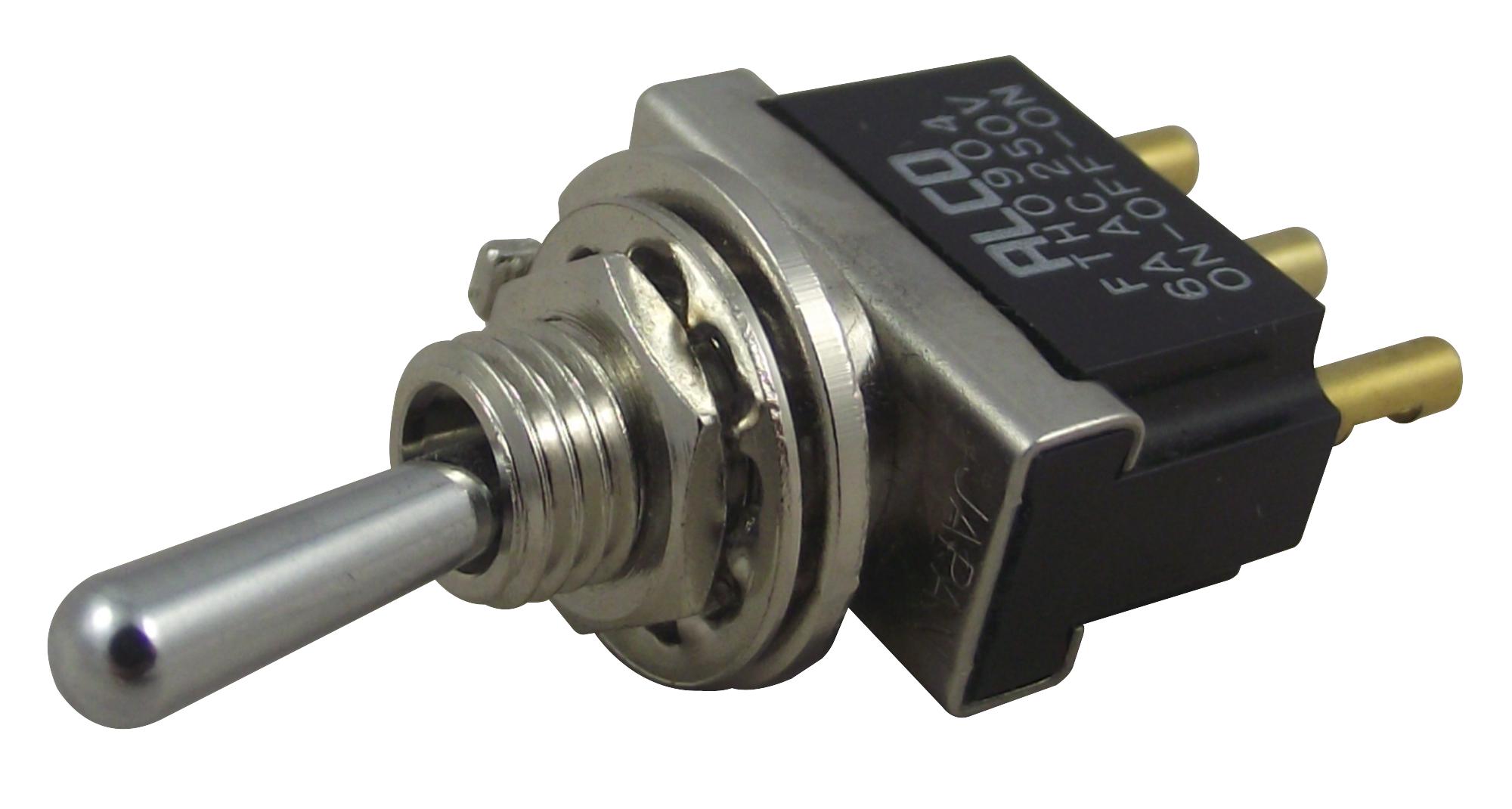 4-6437630-8 TOGGLE SWITCH, SPDT, 6A, 250V ALCOSWITCH - TE CONNECTIVITY