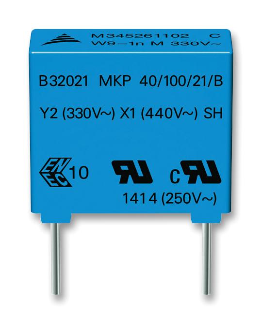 B32024A3154M000 CAP, 0.15µF, 20%, PP EPCOS