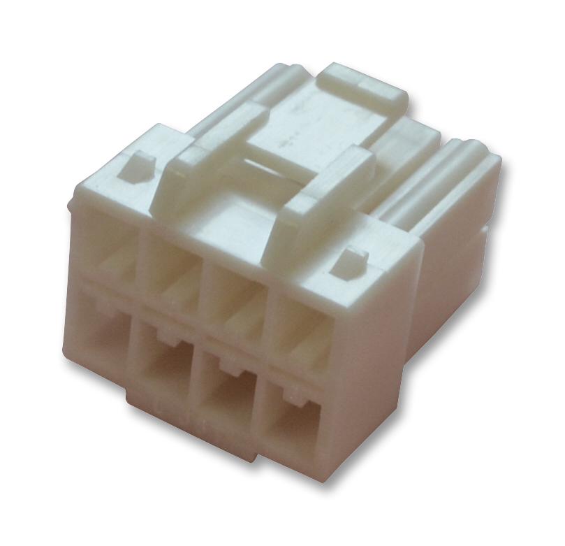 HLP-08V PLUG CONNECTOR HOUSING, POLYAMIDE 6.6 JST (JAPAN SOLDERLESS TERMINALS)