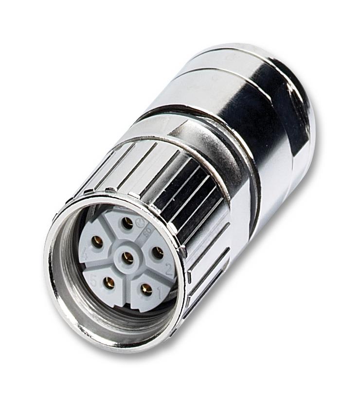 1605532 SENSOR CONNECTOR, M23, RCPT, 6POS, CABLE PHOENIX CONTACT