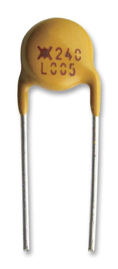 LVR005NS FUSE, PTC RESETTABLE, 240V, 1A, RAD LITTELFUSE