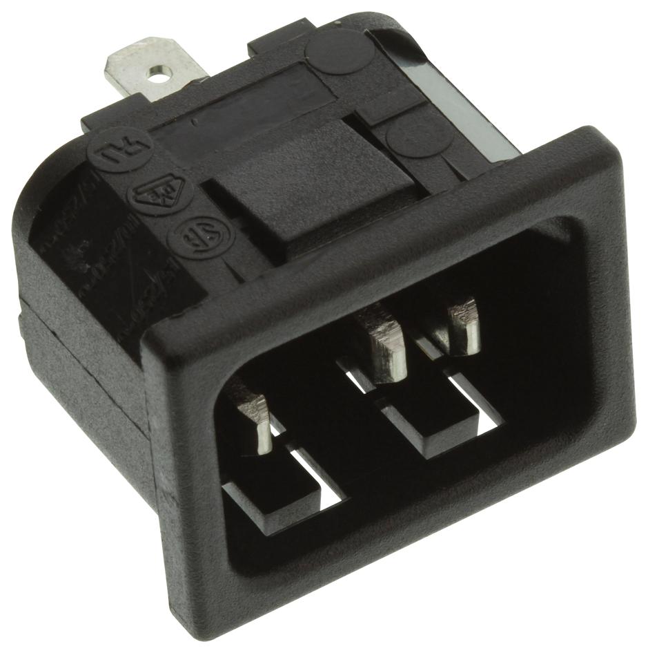 6ESRMC2 CONNECTOR, POWER ENTRY, PLUG, 15A, 250V CORCOM - TE CONNECTIVITY