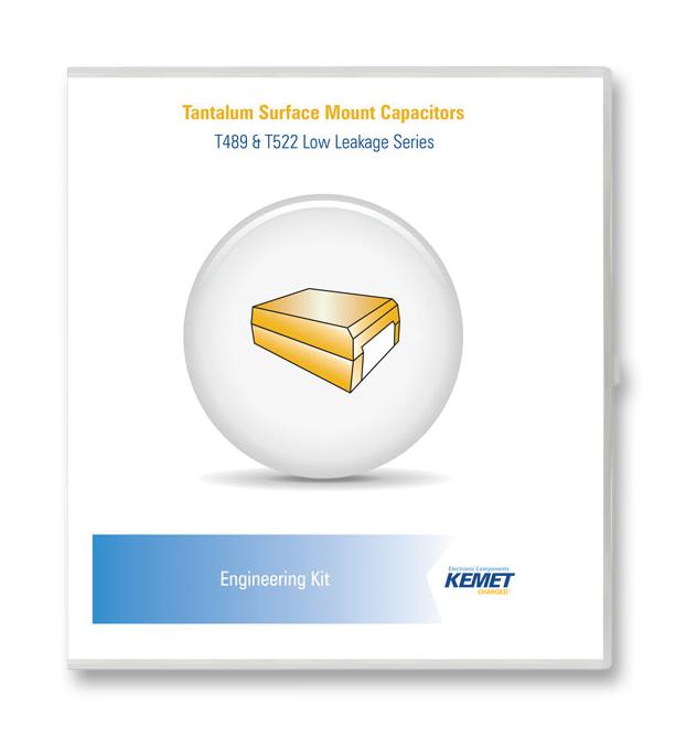 TAN ENG KIT 26 TANTALUM SMD CAPACITOR KIT, LOW LEAKAGE KEMET