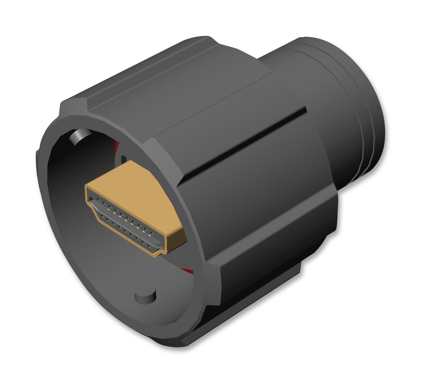 690-W19-260-011 CONNECTOR, HDMI A, PLUG, 19POS, SOLDER EDAC
