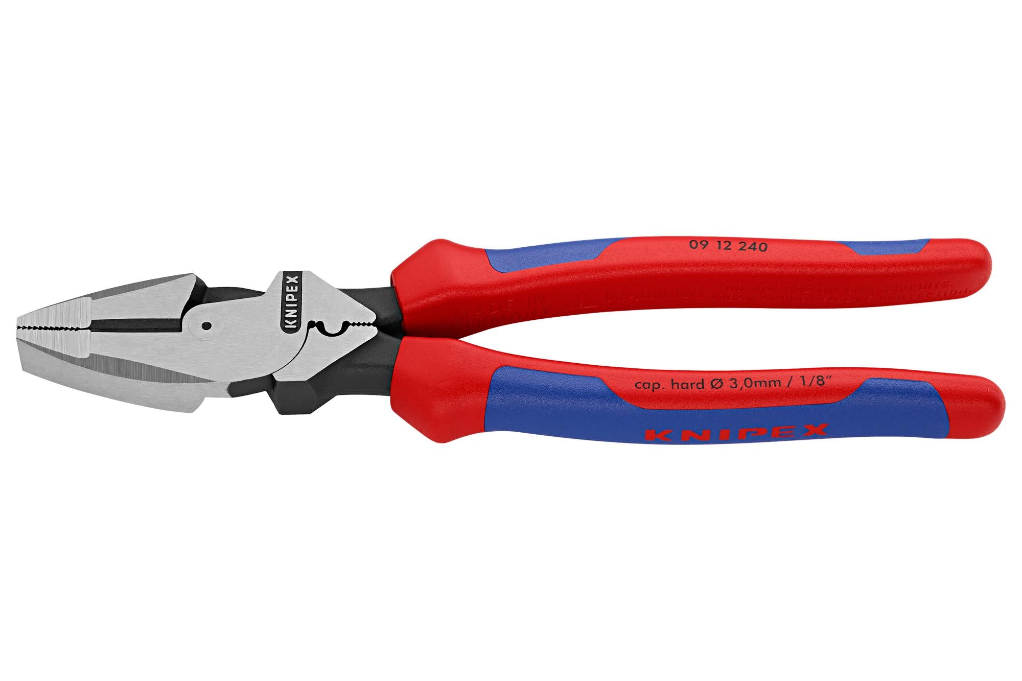 09 12 240 CUTTING PLIER, LINEMAN, 240MM KNIPEX