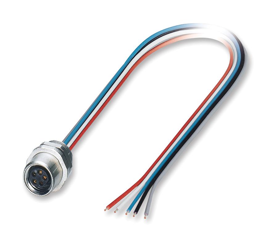 SACC-E-M8FS-5CON-M10/0,5 DN SENSOR CORD, 5P, M8 RCPT-FREE END, 0.5M PHOENIX CONTACT